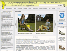 Tablet Screenshot of obuwie-zdrowotne.pl